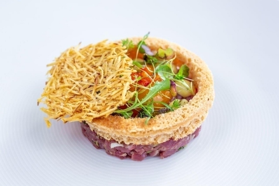 5chodové menu v restauraci Ginger & Fred v Tančícím domě